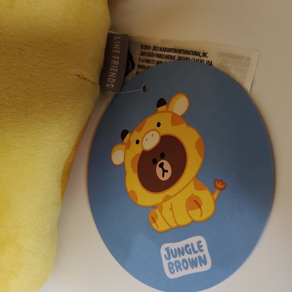 GS8742 Line Friends LF Jungle Brown - Raffy Yellow Giraffe - Picture 5 of 7